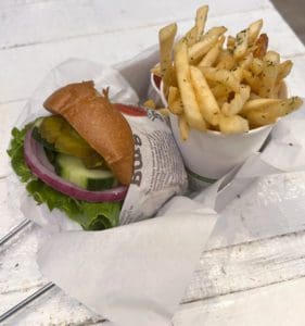 Tangy Tartar Deluxe at VeganBurg
